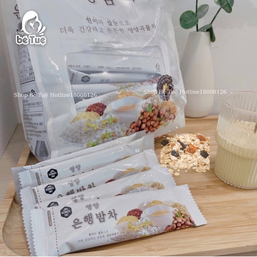 Bột ngũ cốc hạnh nhân hạt dẻ Dongil Hàn Quốc