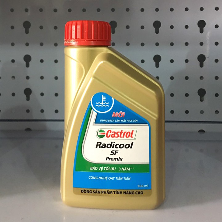 Nước Làm Mát Động Cơ Castrol Radicool SF Premix Đỏ 500ML