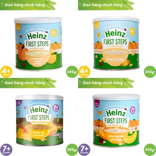 Bột ăn dặm Heinz Anh mẫu mới cho bé từ 4,6,7 tháng hộp 200G - 240G