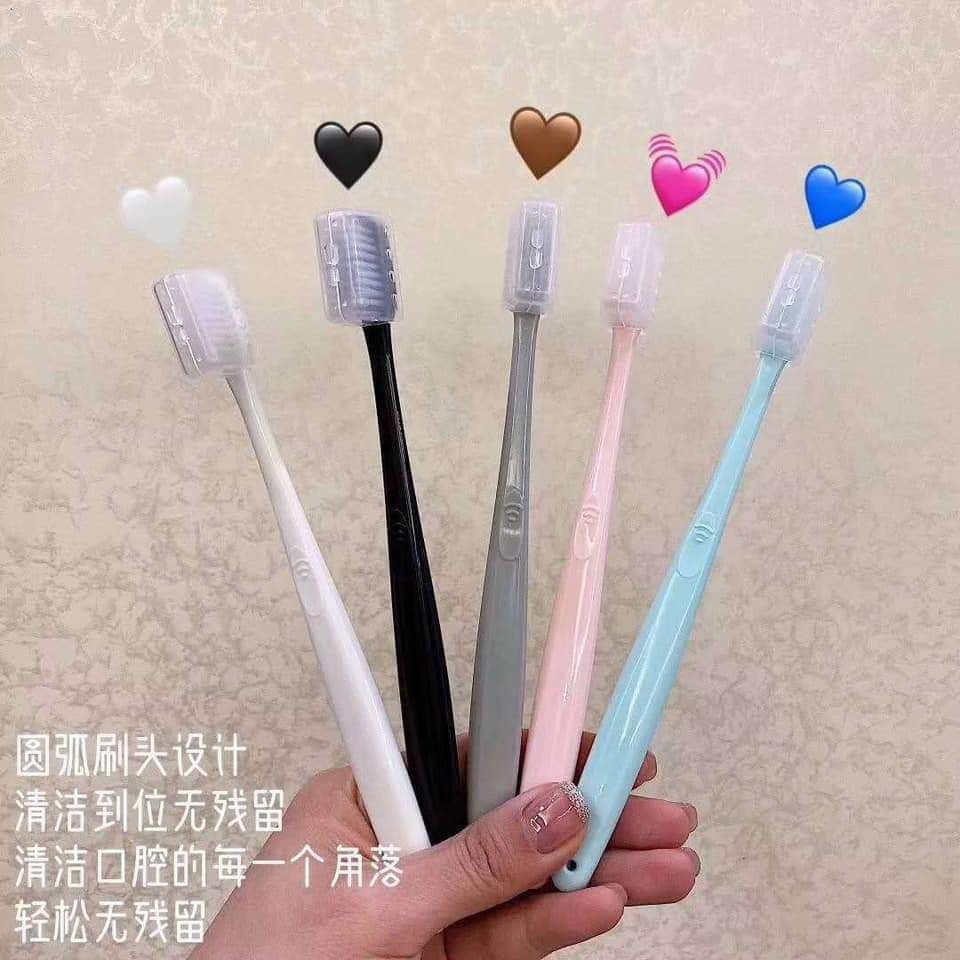 Bàn chải Nhật, set 10 bàn chải răng nội địa nhật lông tơ mềm chuyên làm trắng răng khử hôi và đánh bay mảng bám.