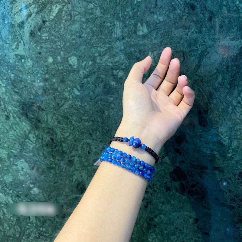 Vòng tay túi tai_loc kyanite tết dây