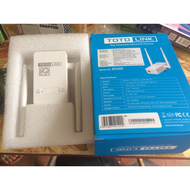 Bộ kích sóng, thu phát wifi Totolink ex200 | BigBuy360 - bigbuy360.vn