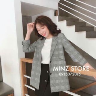 Áo Blazer kẻ
