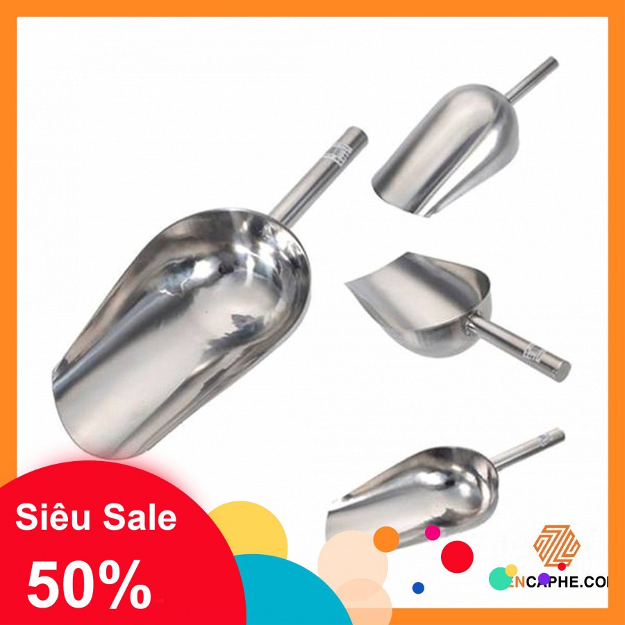 Xúc đá inox cỡ lớn, nhỏ