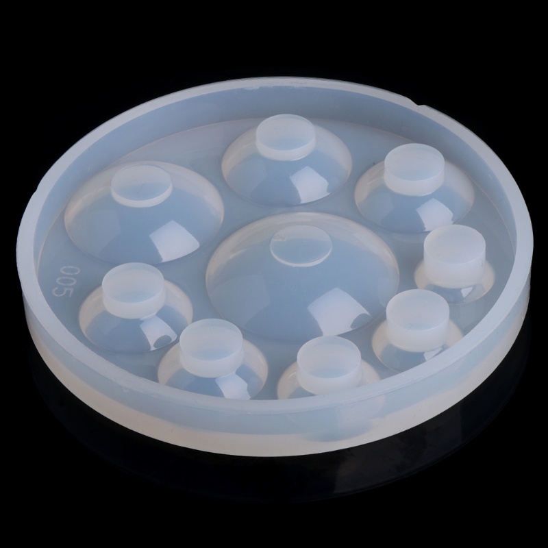 Khuôn Silicone Làm Mặt Dây Chuyền Hình Tròn Diy