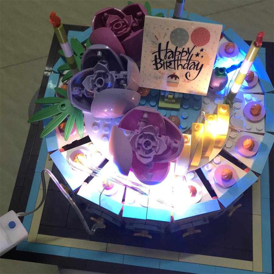 Đèn LED 10 Bóng Mini 1m Nhiều Màu Sắc Trang Trí Lắp Ráp Lego