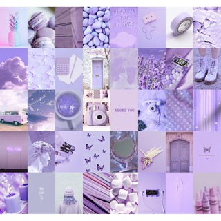 [FREESHIP EXTRA] 12 tấm Wall Collage - theme Lavender