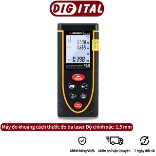 Máy đo khoảng cách thước đo tia laser SW-M70 phạm vi 70m máy đo khoảng cách laser máy đo chiều dài rộng cao máy đo góc v