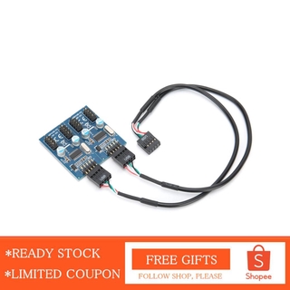 Bộ Chuyển Đổi Hub Usb2.0 1 Sang 4 9 Pin Usb Male 2 Female