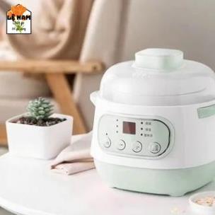 Nồi Hầm Cháo, Kho Cá Chậm, Hầm Cách Thủy, Ninh Cháo Cho Bé 4In 1 Tiện Dụng Cho Gia Đình Bạn - Lỗi 1 Đổi 1
