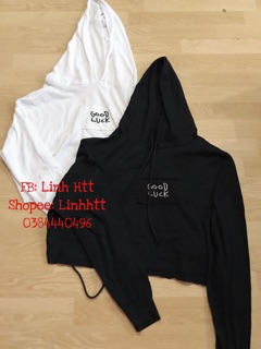 ☘️ Áo thun hoodie croptop☘️