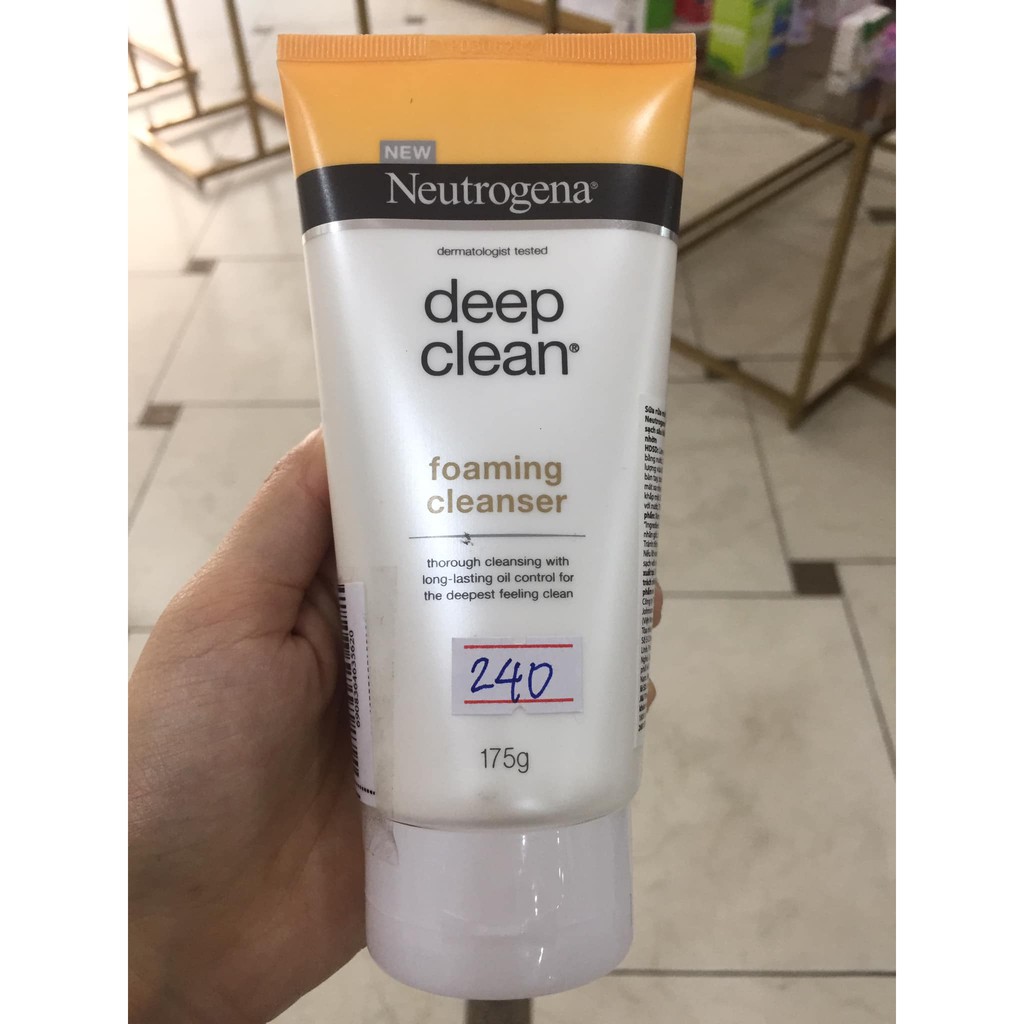 🍀Sữa Rửa Mặt Neutrogena Deep Clean Foaming Cleanser 175g 🌼