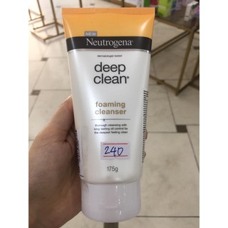 🍀Sữa Rửa Mặt Neutrogena Deep Clean Foaming Cleanser 175g 🌼