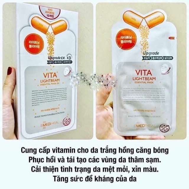 MẶT NẠ SÁNG DA MỜ THÂM MEDIHEAL VITA LIGHT