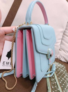 Túi EMO siêu kute đầu rắn BVL kèm khăn nơ