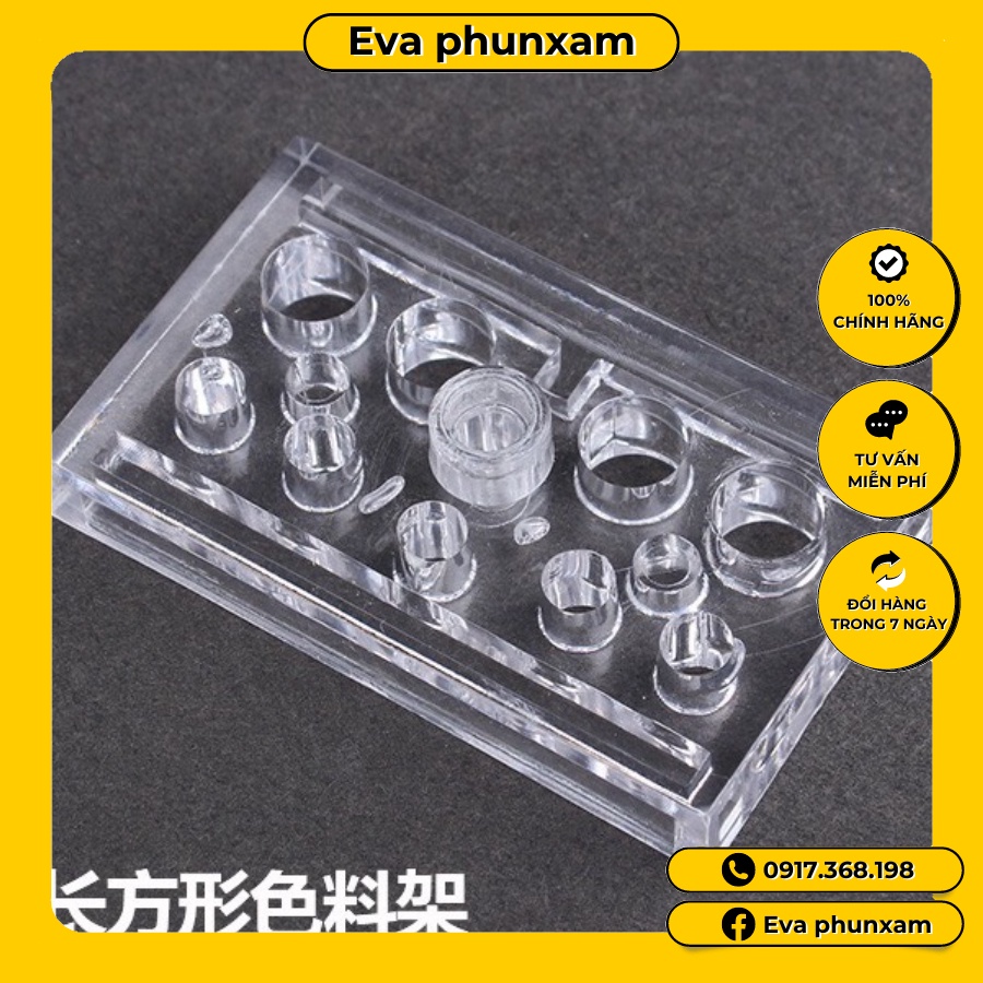 Đế mica đựng mực phun xăm