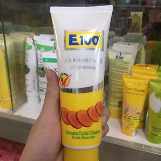 Sữa rửa mặt nghệ có hạt massage E100 100g