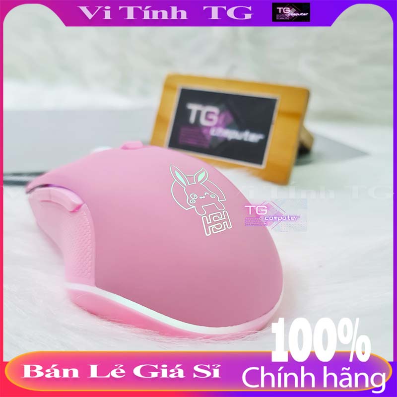 Chuột máy tính màu hồng dùng cho PC – Laptop Siêu cute đáng yêu Vi tính TG