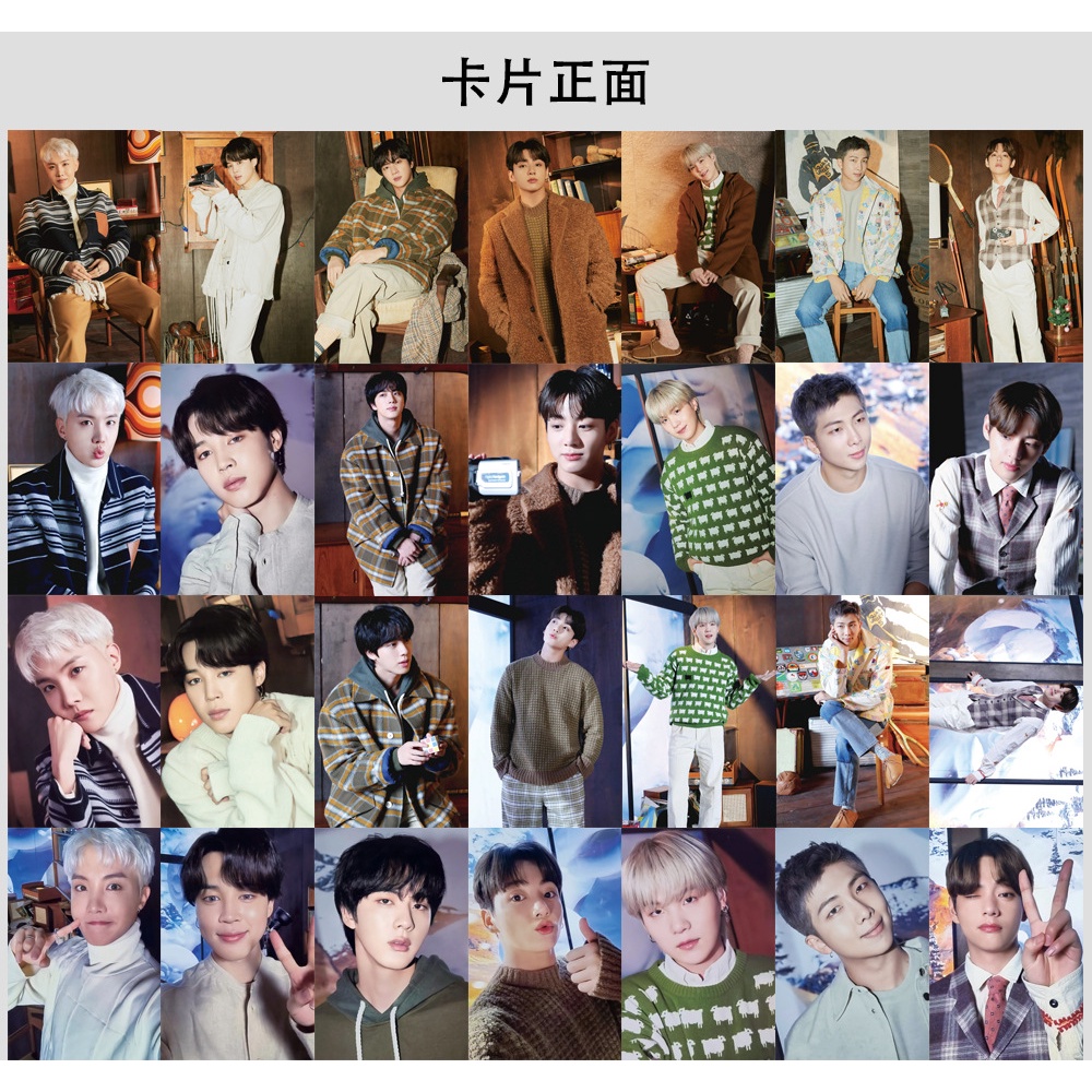 Bộ 55 Tấm Thẻ Hình Nhóm Nhạc BTS