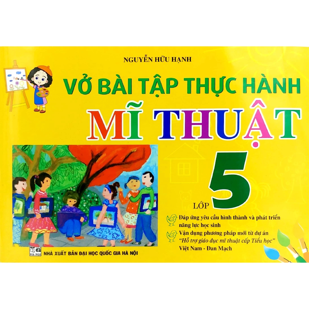 Sách - Vở Bài Tập Thực Hành Mĩ Thuật Lớp 5 (Việt Nam - Đan Mạch)