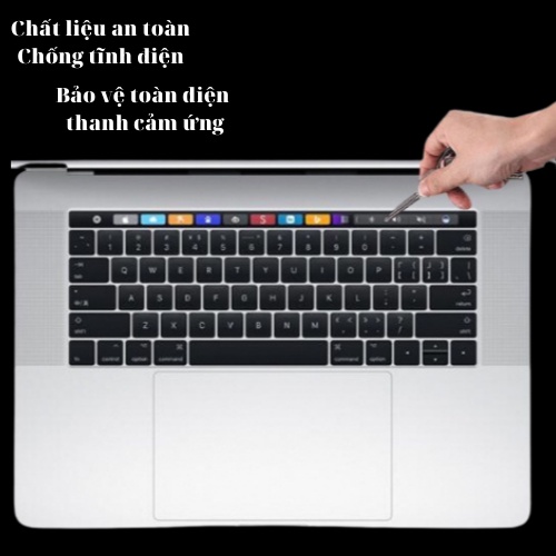 Miếng Dán Chống Trày Thanh cảm ứng  cho Macbook Pro đủ dòng