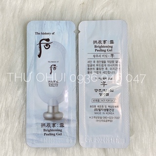 1 gói tẩy da chết Whoo trắng Gongjinhyang Seol Brightening Peeling Gel 1ml