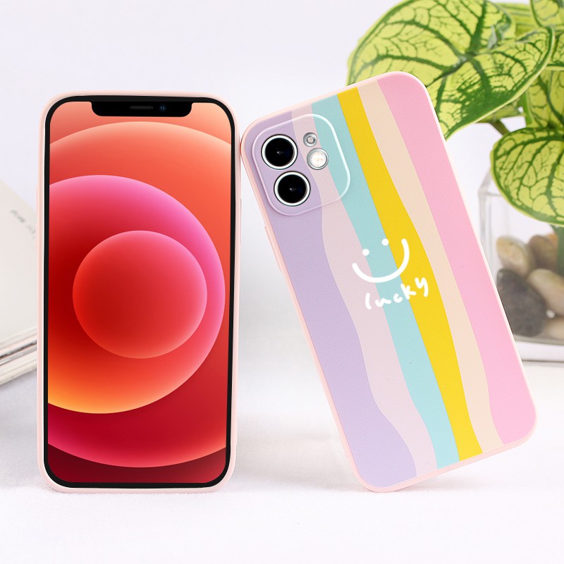 Ốp lưng JURSUE mềm hình cặp đôi dễ thương đẹp cho iPhone 13 12 11 Pro Max SE 2020 X XR XS ip 8 7 6 6S Plus kute Y354