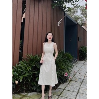[HHU] Váy Thô Sát Nách Linen