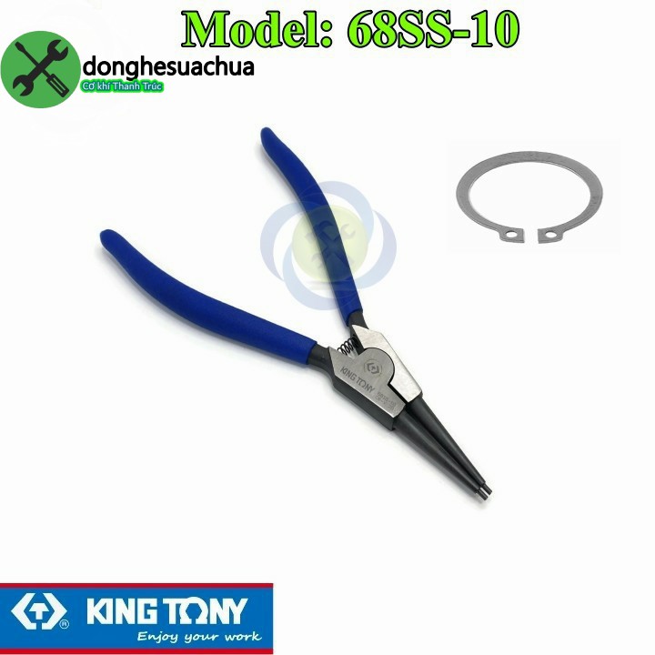 Kìm mở phe ngoài Kingtony 68SS-10 loại thẳng dài 250mm mũi 2.3mm