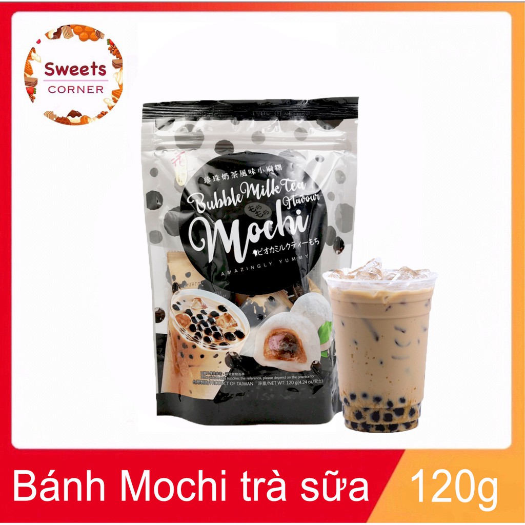 Bánh Mochi vị trà sữa trân châu Đài Loan 120g, 240g