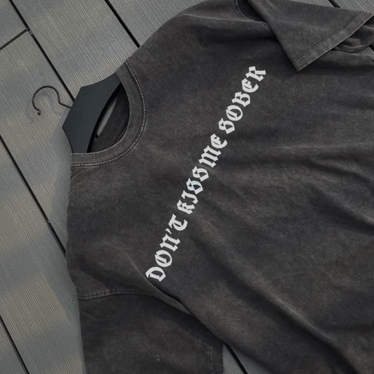 Áo thun Unisex Sober Wash Tee phông nam nữ tay lỡ oversize form rộng