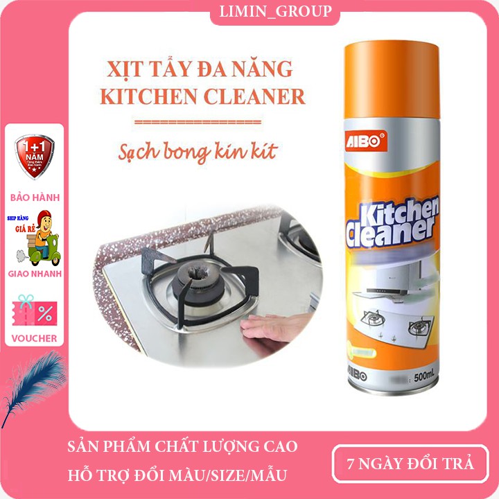 Dung dịch xịt tẩy rửa KITCHEN CLEANER vệ sinh bếp sạch bong kin kít