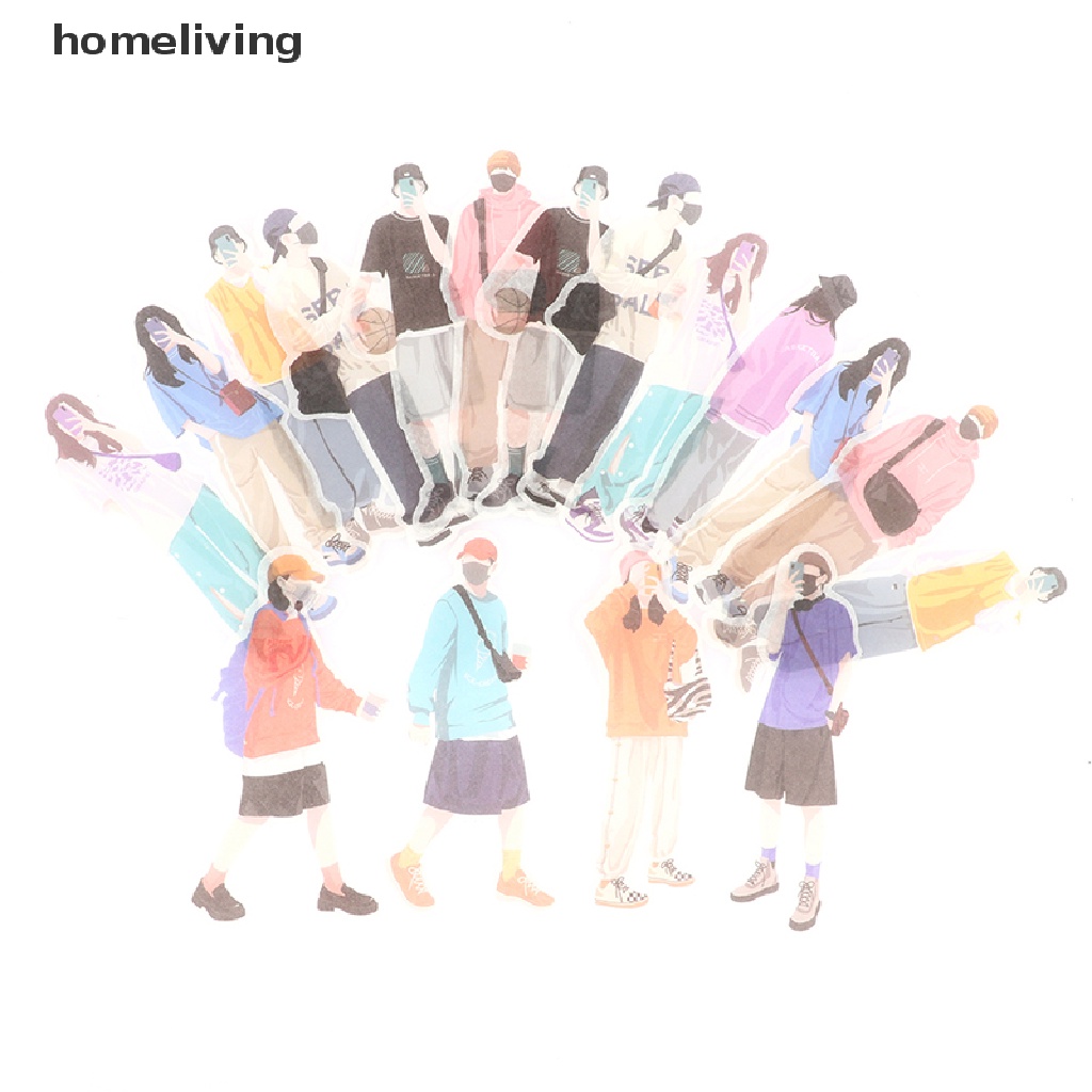 Bộ 40 Sticker Hoạt Hình Xinh Xắn Dùng Trong Trang Trí