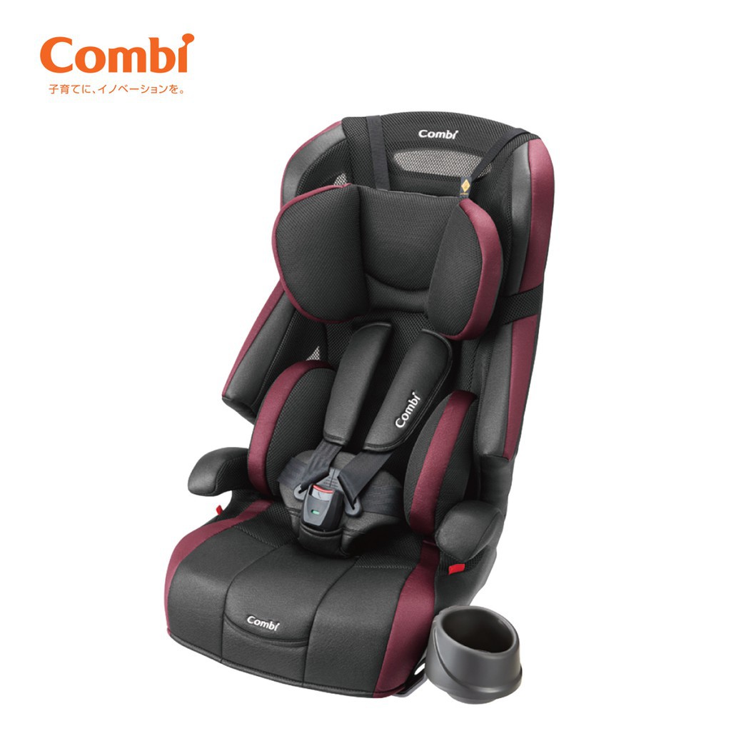 Ghế ngồi ô tô combi chính hãng Joytrip Plus màu black/ ghi nâu