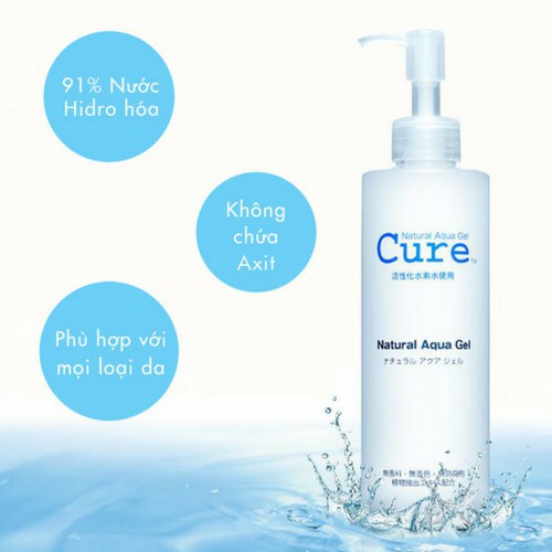 ( SALE) Tẩy Da Chết Cure Natural Aqua Gel Chính Hãng