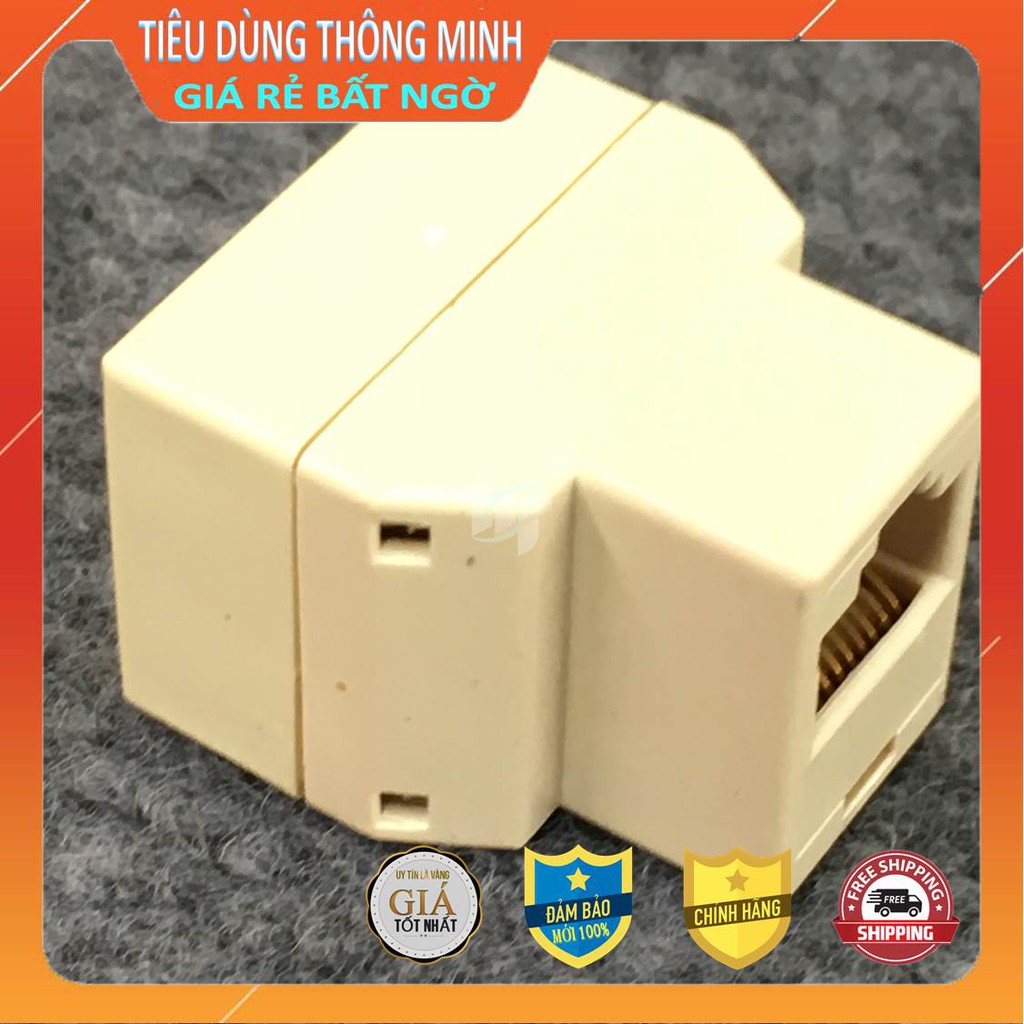 Đầu nối cáp Mạng Lan RJ45 1 ra 2