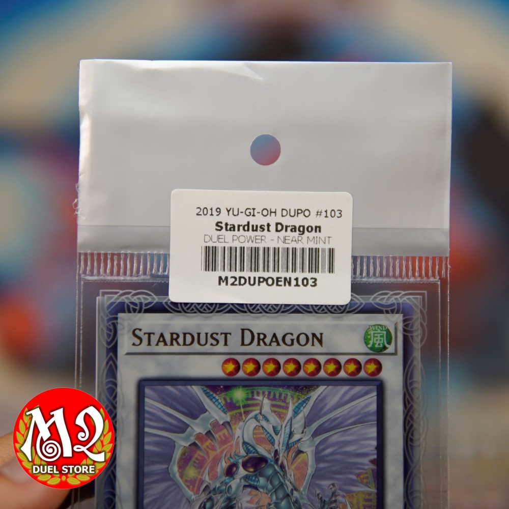 Thẻ bài Yugioh Stardust Dragon - Độ hiếm Ultra Rare - Quái thú huyền thoại của Yusei Fudo - Bảo quản M2SCCQ-LITE