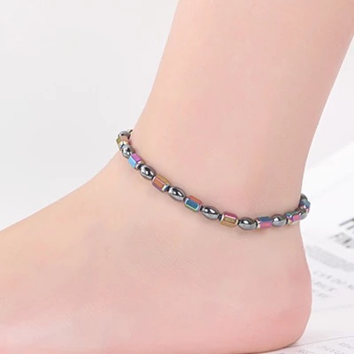 Vòng Đeo Chân Từ Tính Giảm Cân Hiệu Quả Màu Đen Nhiều Màu Thời Trang Giảm Cân Giảm Đau Dành Cho Nữ