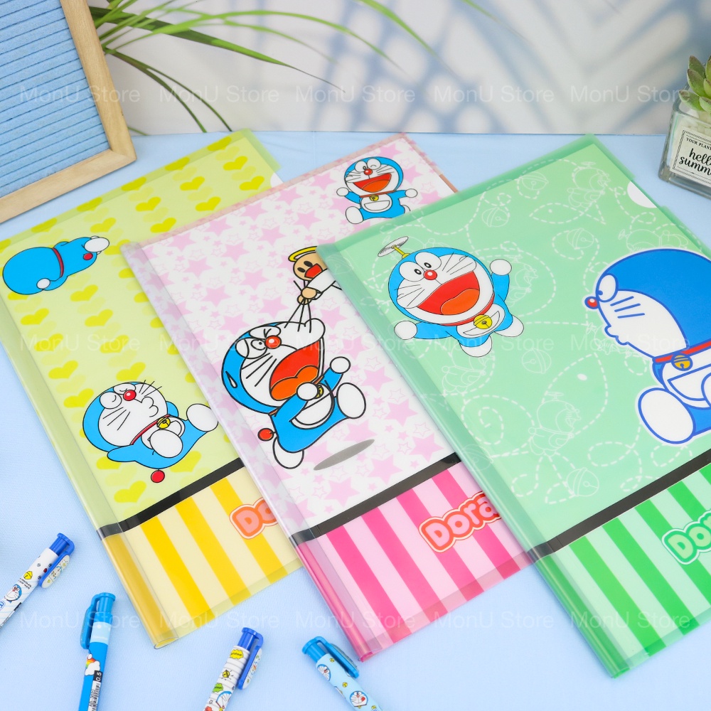 Bìa cây A4 hình DORAEMON DOREMON dễ thương cute MON0354 TooYoo