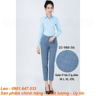Quần tây Thái Hoà 9 tấc lưng cao trẻ trung chất vải cực đẹp 2c-988-36