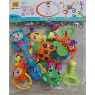 Bộ đồ chơi xúc xắc 10 món cho bé