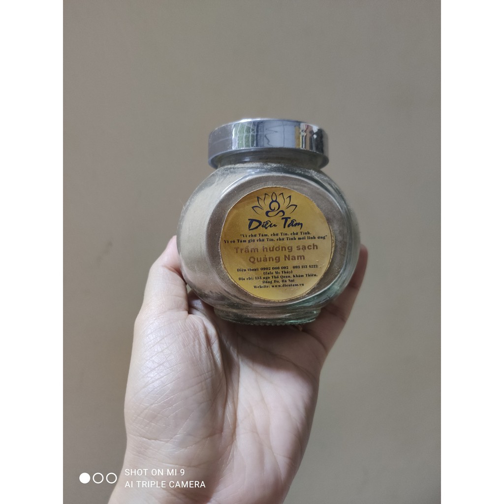 Bột trầm hương xông nhà Quảng Nam sạch không hóa chất