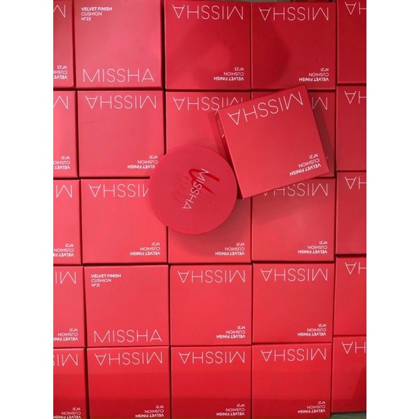 Phấn nước kiềm dầu lâu trôi Missha Velvet Finish cushion