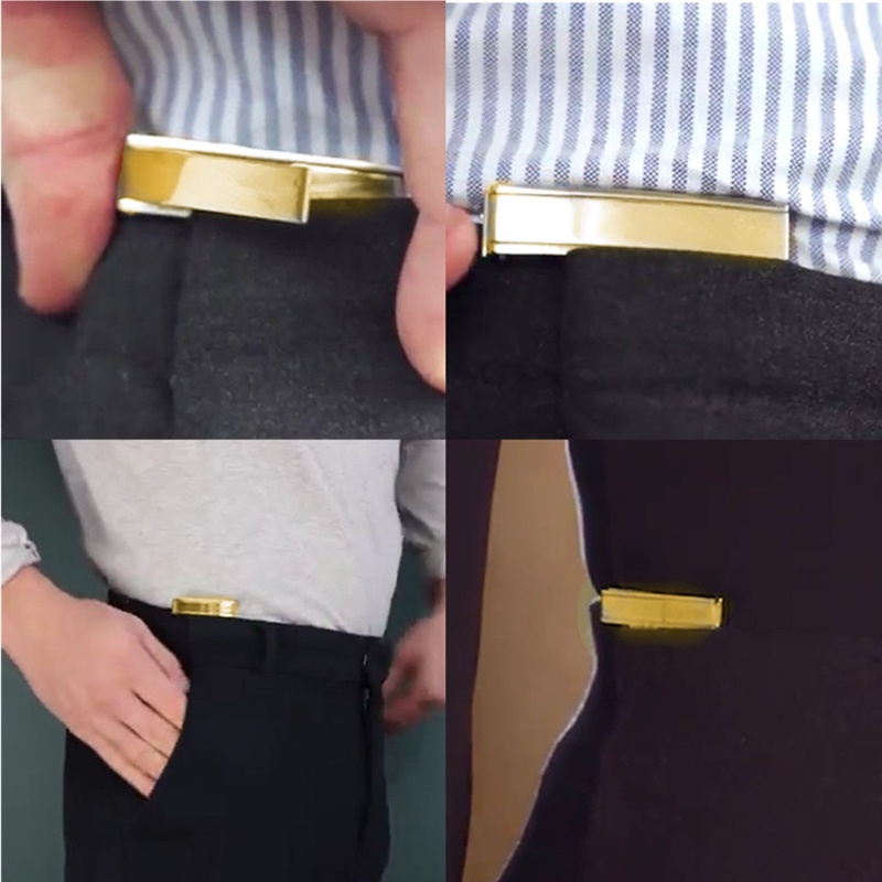 Kẹp gắn thắt lưng quần mini bằng kim loại đa chức năng dễ sử dụng