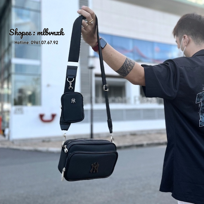 ẢNH THẬT - Túi Đeo Chéo MLB Sling Mini New York Bag NEW 2022 VNXK - HÀNG XUẤT DƯ FULLTAG