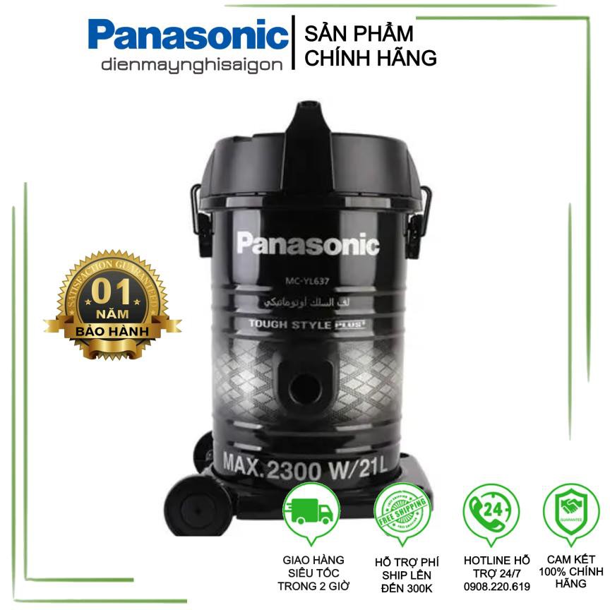 [Chính hãng - Bảo hành 1 năm] Máy hút bụi công nghiệp Panasonic PAHB-MC-YL637SN49 (2300) - Hàng chính hãng