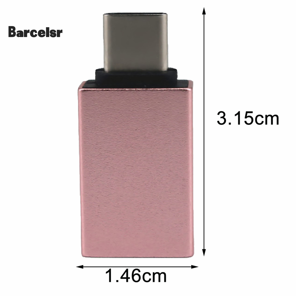 BC Type-C Converter Universal Stable Transmission Metal Portable Multifunctional USB3.0 OTG Adapter for School