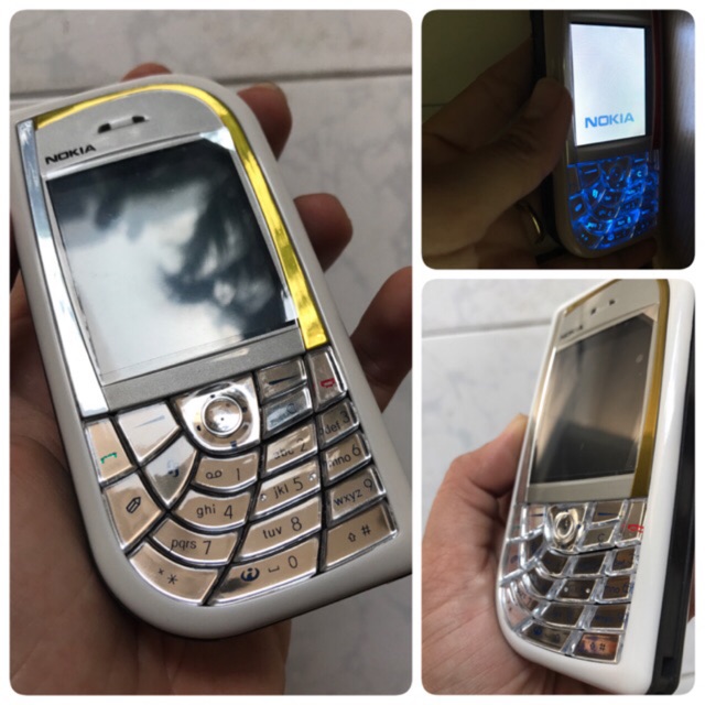 Vỏ Phím Nokia 7610 (lá lớn) Trắng