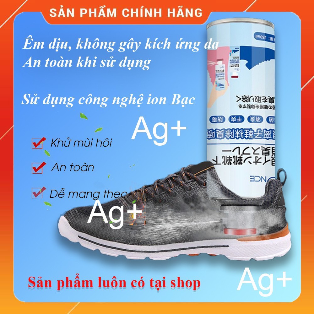 Lọ Xịt Khử Mùi Giày,Hôi Chân,Tủ Kệ Để Gìay Công Nghệ Nano Tiện