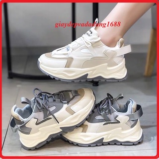 Giày thể thao độn đế viền màu mới